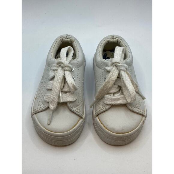 SMARTFIT Infant White Casual Lace-Up Round-Toe Skid Resistant Sneakers SZ 6 - Picture 1 of 12